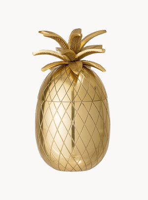 Eiskübel in Ananasform in Gold