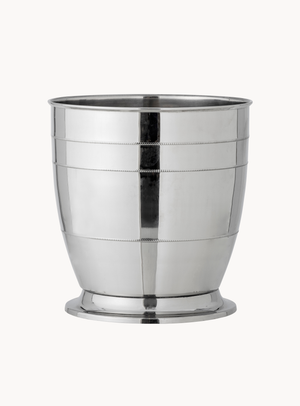 Silberner Weinkühler aus Edelstahl