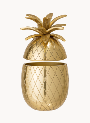 Eiskübel in Ananasform in Gold