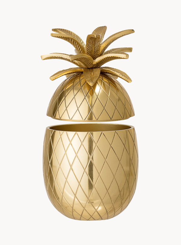 Eiskübel in Ananasform in Gold