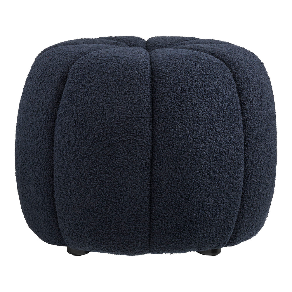 Paisley Pouf in Navy
