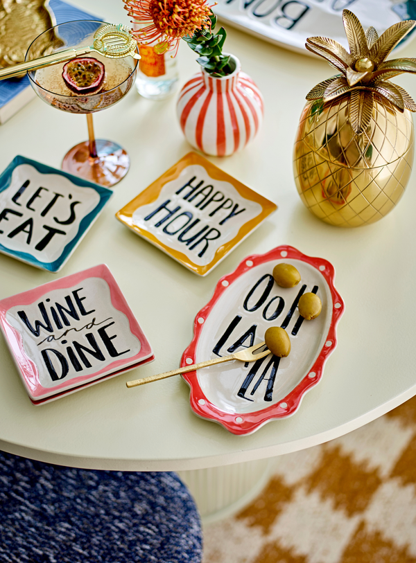 Eiskübel in Ananasform in Gold