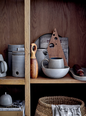 Salz- und Pfeffermühlen aus Akazienholz mit Grifföffnung (2er-Set)