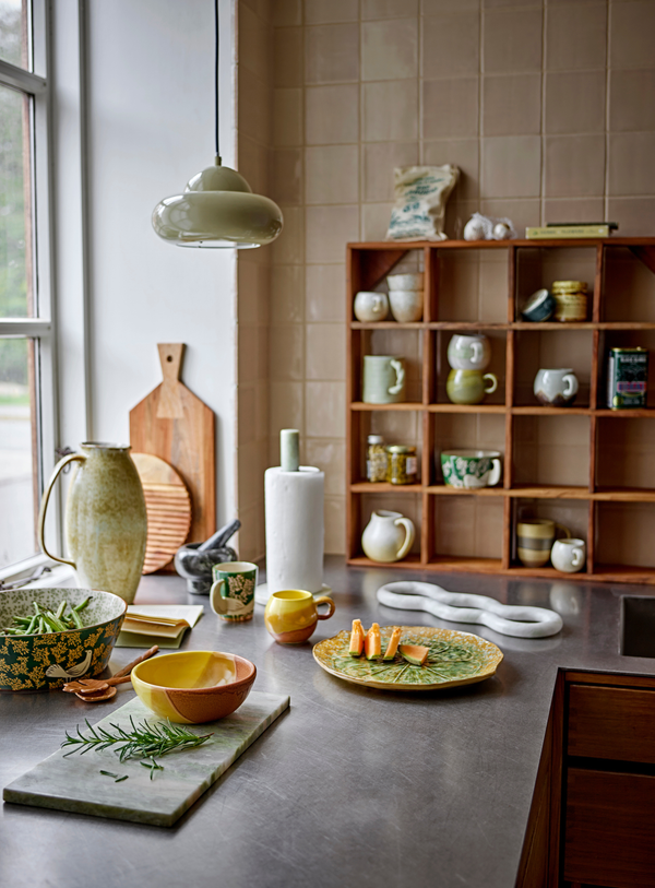 Vivien Untersetzer aus grünem Marmor