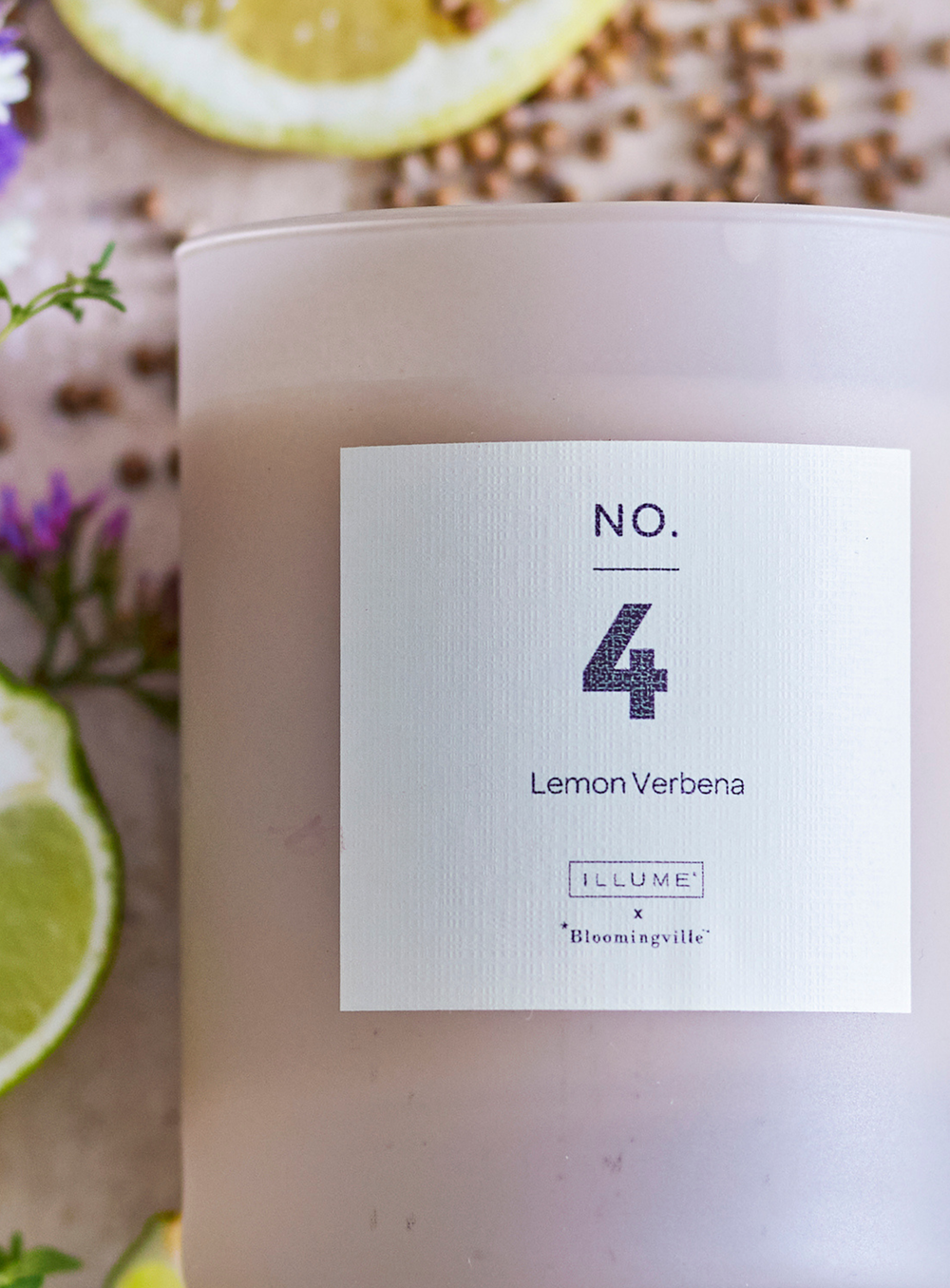 No. 4 – Lemon Verbena Duftkerze in Natur aus natürlichem Wachs