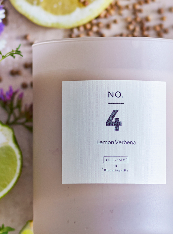 No. 4 – Lemon Verbena Duftkerze in Natur aus natürlichem Wachs