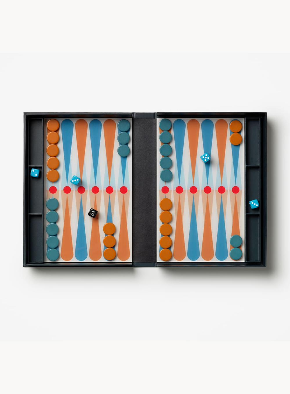 Classic Backgammon Art of Backgammon in Anthrazit