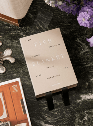 Feuerlöschdecke in Beige