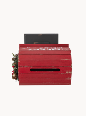 Deko-Briefkasten in rot