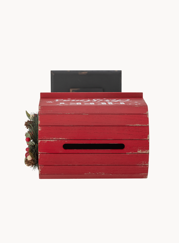 Deko-Briefkasten in rot