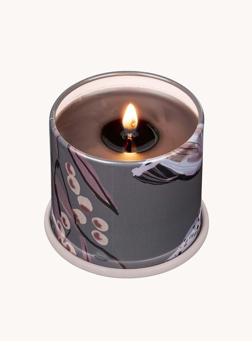 Woodfire Duftkerze in Braun