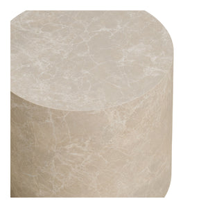 Prague Couchtisch Set im Marmor Look in Beige