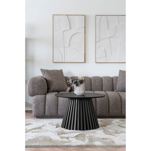 Osaka Couchtisch in Eichenfurnier Schwarz