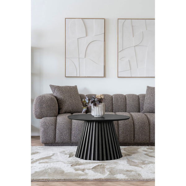 Osaka Couchtisch in Eichenfurnier Schwarz