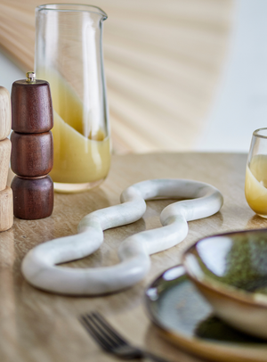 Vivien Untersetzer aus grünem Marmor