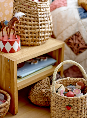 Bunte Zirkuspferd-Figur aus Polyresin