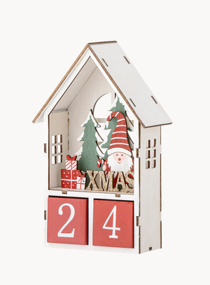 Edmund Adventskalender-Haus in rot