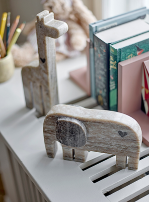 Giraffenfigur aus natürlichem Marmor mit Herz