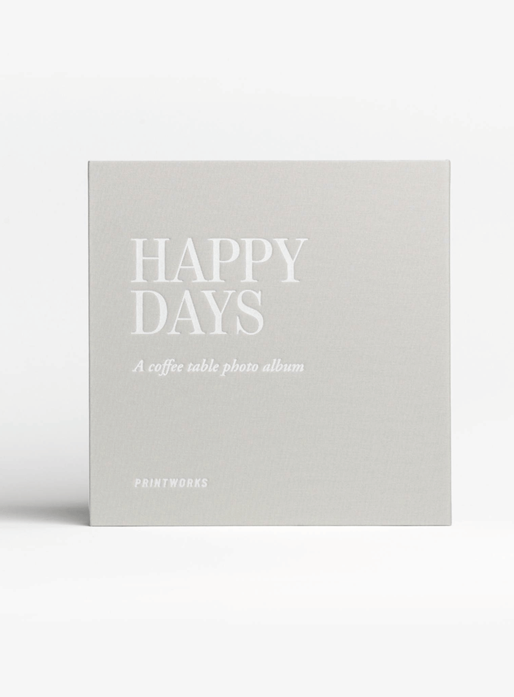Fotoalbum Happy Days in Hellgrau Größe S