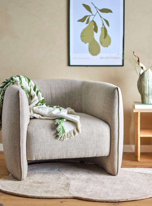 Bacio Lounge Chair in Nature