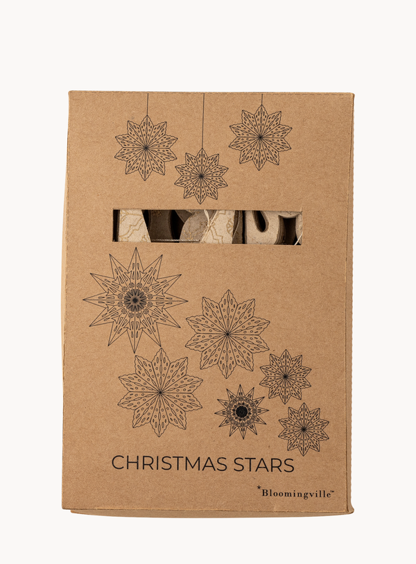 Star Ornament in natur aus FSC®-zertifiziertem Papier