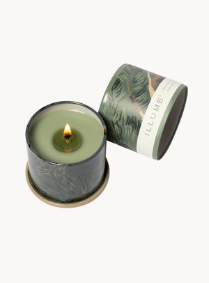 Hinoki Sage Duftkerze in Grün im Demi Vanity Tin