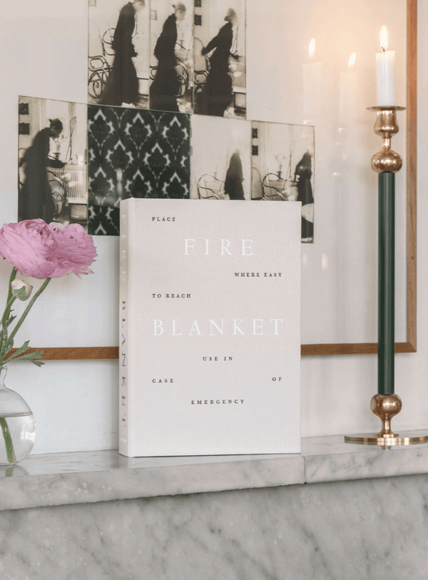 Feuerlöschdecke in Beige