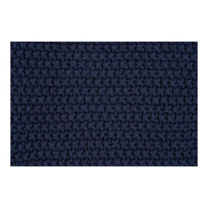 Santos Plaid aus recycelter Baumwolle in Dunkelblau