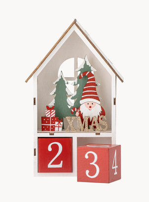 Edmund Adventskalender-Haus in rot