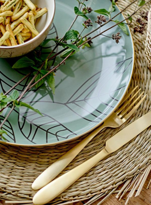 Platzdeckchen in Natur aus Seegras