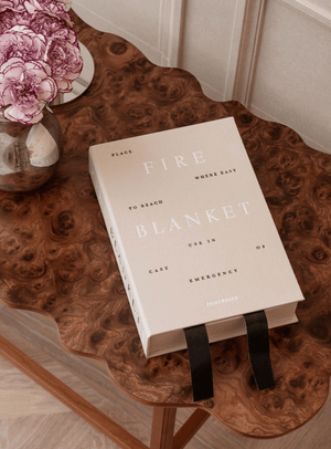 Feuerlöschdecke in Beige