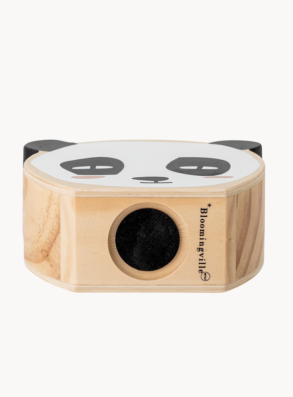 Panda-Spardose aus Buchenholz