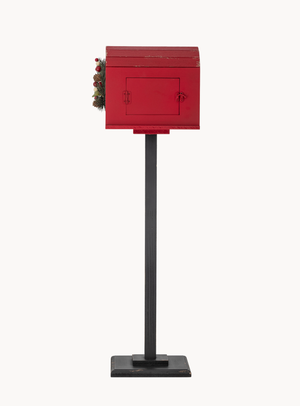 Deko-Briefkasten in rot