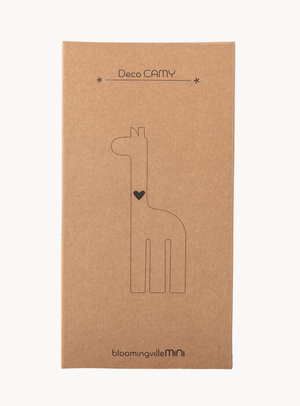 Giraffenfigur aus natürlichem Marmor mit Herz