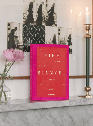 Feuerlöschdecke in Cerise