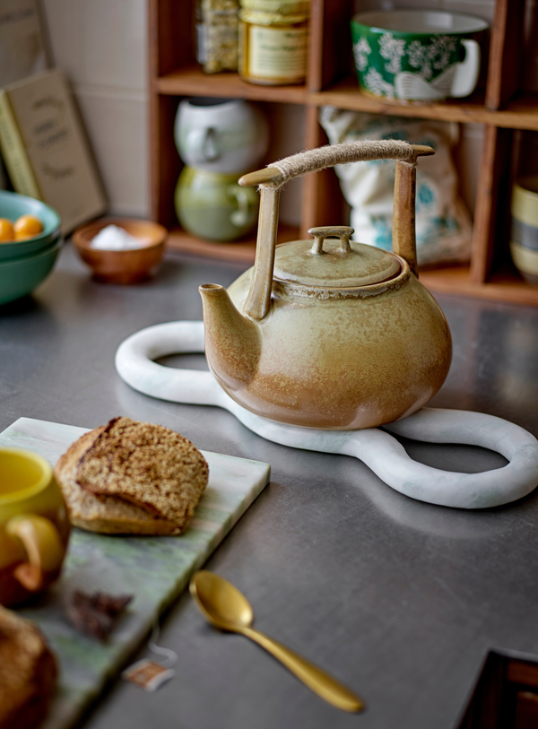 Vivien Untersetzer aus grünem Marmor