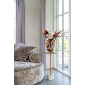 Vase aus Glas in Braun