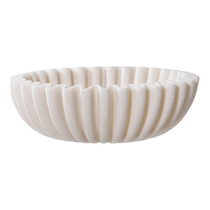 Bowl aus Polyresin in Beige