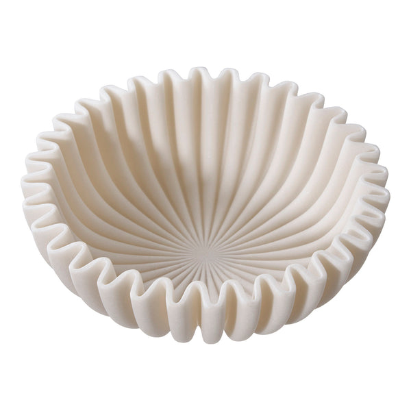 Bowl aus Polyresin in Beige