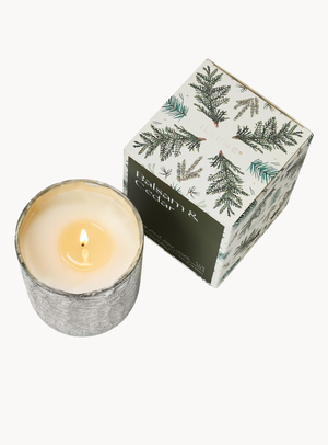 Balsam & Cedar Duftkerze in Grün im Crackle-Glas