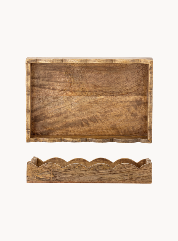 Serviertablett aus FSC®-zertifiziertem Mangoholz