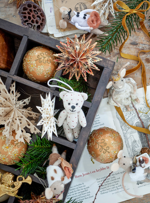 Star Ornament in natur aus FSC®-zertifiziertem Papier