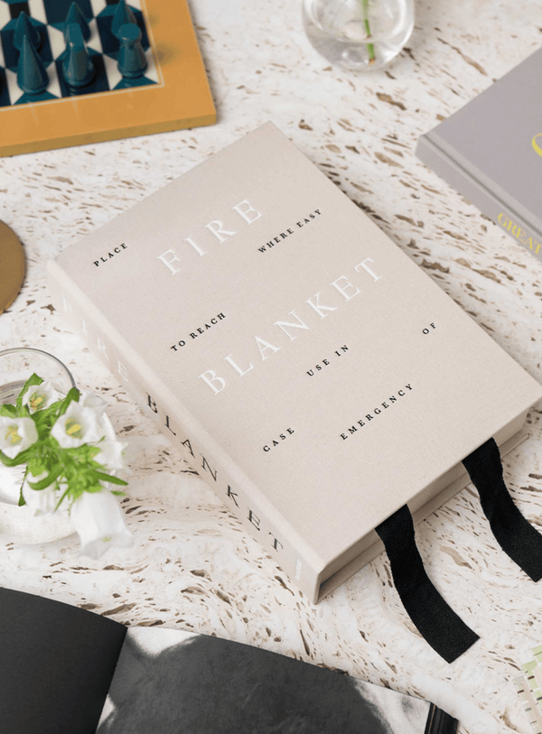 Feuerlöschdecke in Beige