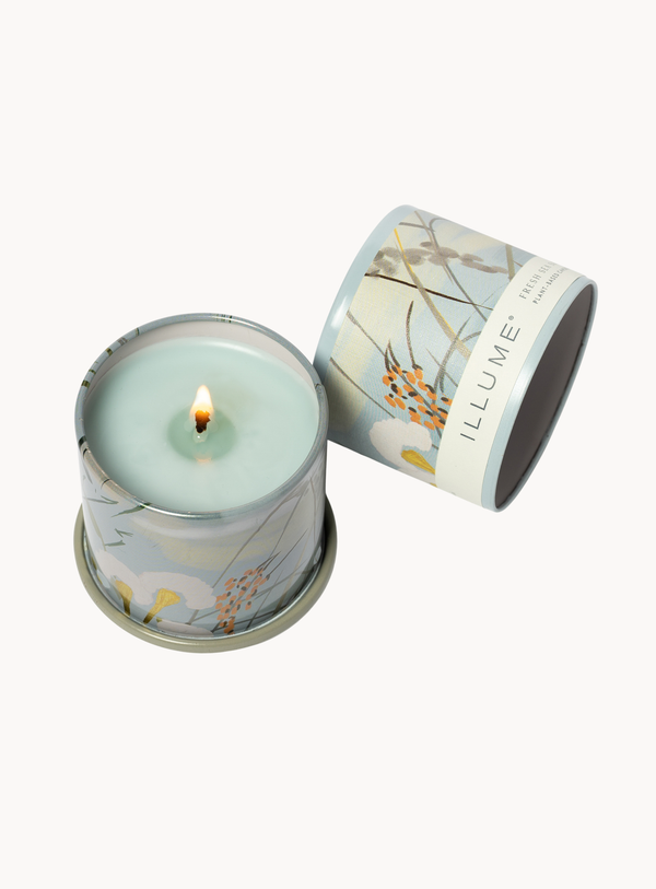 Fresh Sea Salt Duftkerze in Grün im Demi Vanity Tin