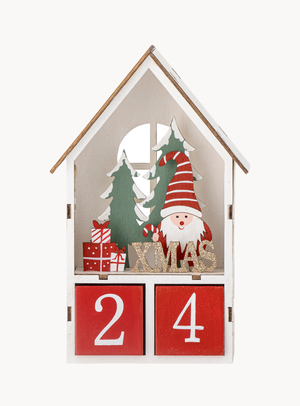 Edmund Adventskalender-Haus in rot