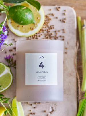 Lemon Duftkerze in Natur aus natürlichem Wachs