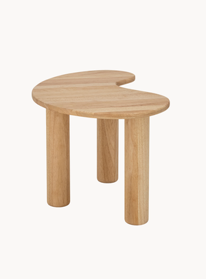 Couchtisch aus Gummibaumholz in natürlichem Look