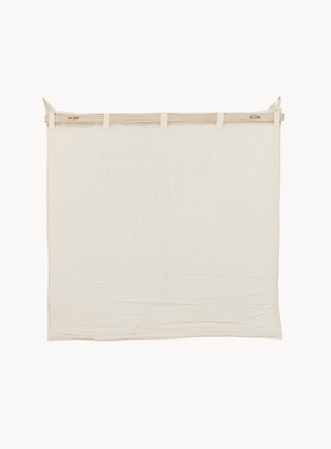 Natürliche Wanddekoration aus Baumwolle mit Vogelmotiv