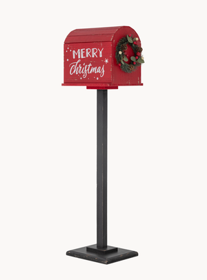 Deko-Briefkasten in rot