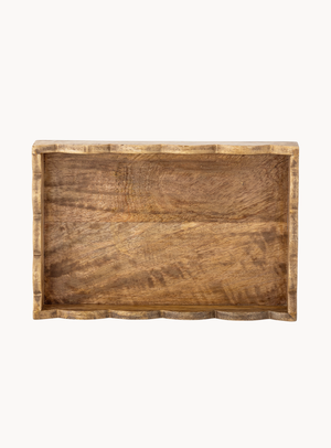 Serviertablett aus FSC®-zertifiziertem Mangoholz